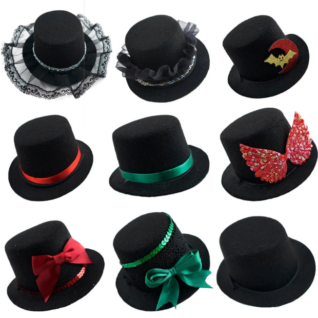 Dog Hats Pet Gentleman Costumes Party Supplies Halloween Pet Cos Accessories Halloween Prop Top Hat Accessory Pet Hats