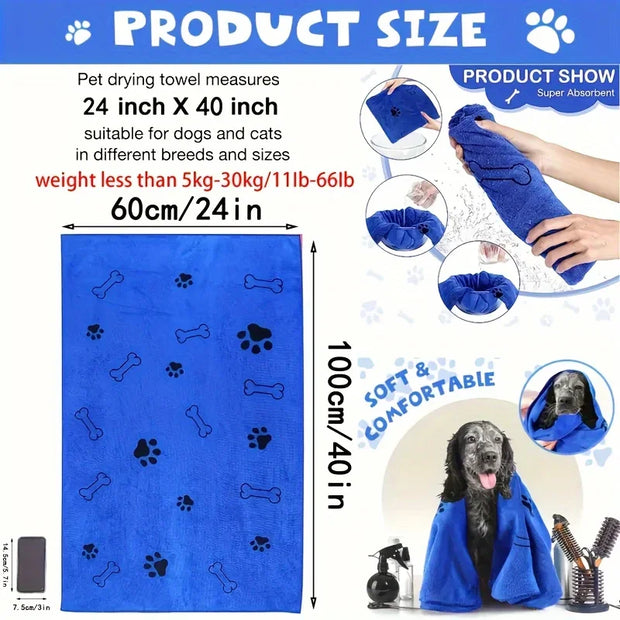 Dog Towel Drying Dog Cat Pet Towel