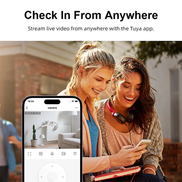 5MP 4K QHD Security WIFI Camera Pan/Tilt Motion Detection For Baby and Pet