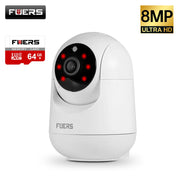 5MP 4K QHD Security WIFI Camera Pan/Tilt Motion Detection For Baby and Pet