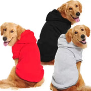 100% Cotton Hoodies Sweatshirts Warm Coat Clothing for Small Medium Large Dogs