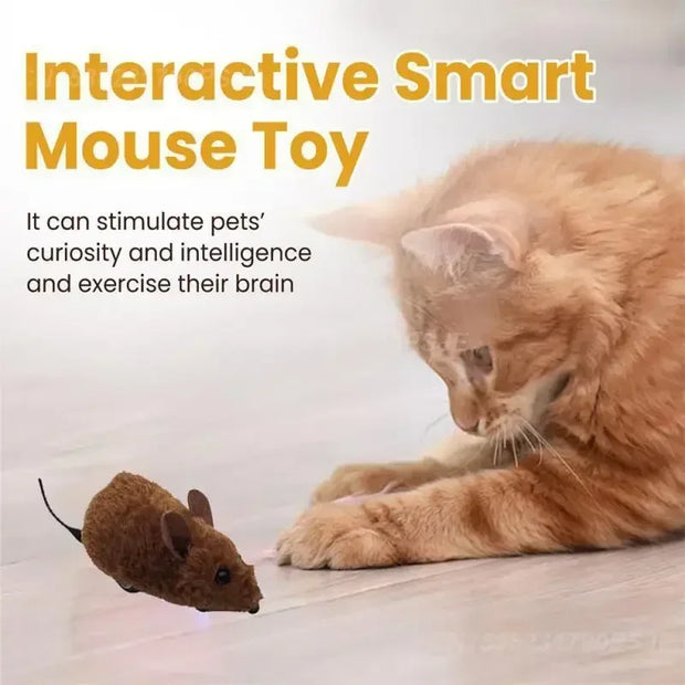 “Cat Mouse Toy – Plush, Sound Simulation, Durable & Fun”