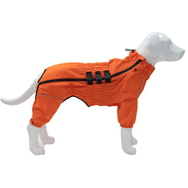 Dog Raincoat Waterproof Pet Overall