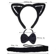 Halloween Cat Ears Tail Set