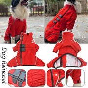 Dog Raincoat Waterproof Pet Overall