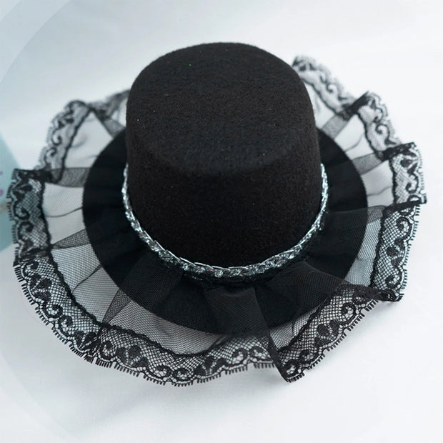 Dog Hats Pet Gentleman Costumes Party Supplies Halloween Pet Cos Accessories Halloween Prop Top Hat Accessory Pet Hats
