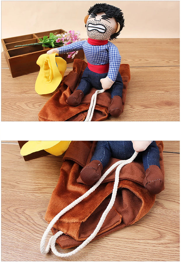 Halloween Party Dog Funny Cowboy Dressing Up Jacket Coats