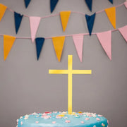 New Arrivals Christian Cross Cake Topper