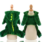 Pet Cat Dog Halloween Dog Clothes for Small Dogs Funny  Winter Warm Cat Coat Fleece Hoodies Sweater