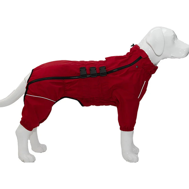 Dog Raincoat Waterproof Pet Overall