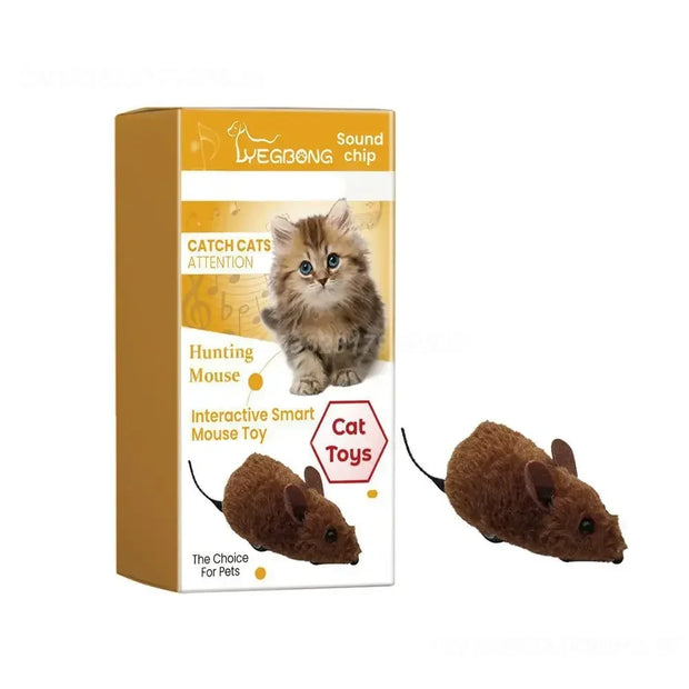 “Cat Mouse Toy – Plush, Sound Simulation, Durable & Fun”