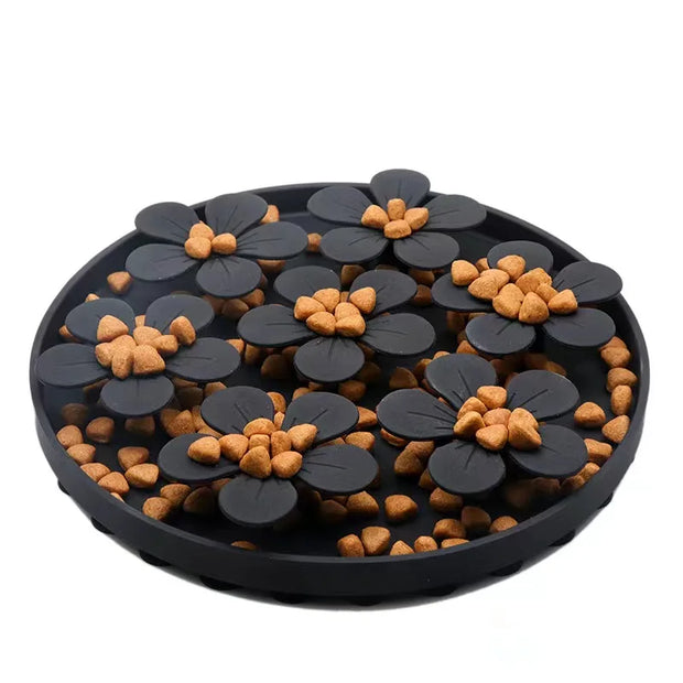 Pet Products Mat For Dogs Cats Slow Food Bowls