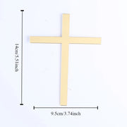 New Arrivals Christian Cross Cake Topper
