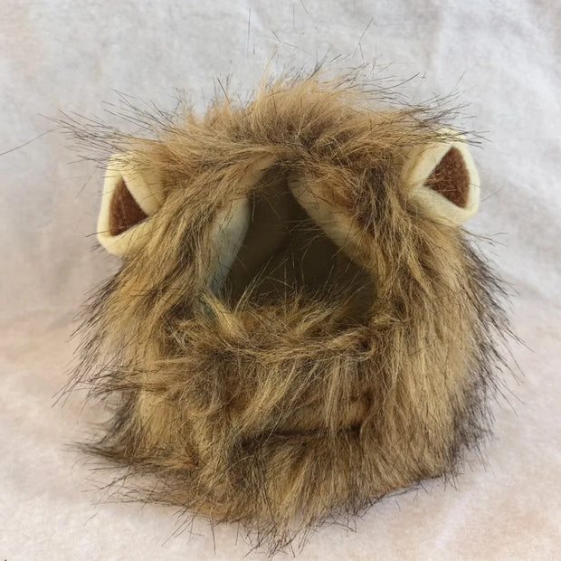 Pet Hat Lion Mane for Cats, Costume Halloween