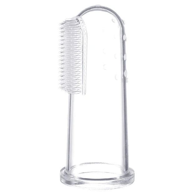 Pet Silicone Finger Cots Toothbrush Cats Dogs
