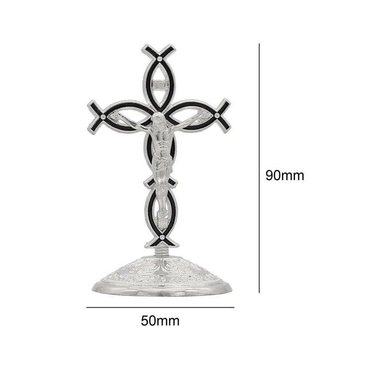Standing Cross Figurine Decorative Catholic Christian
