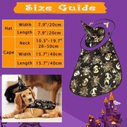 Funny Pumpkin Pet Halloween Costumes Cape Adjustable