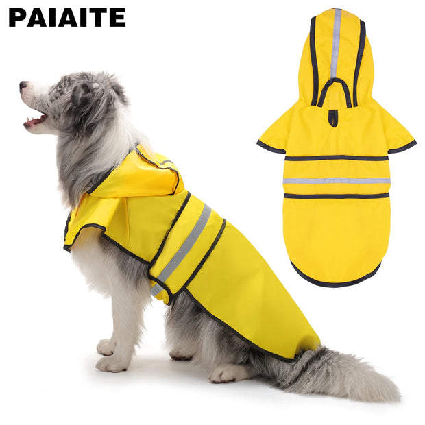 Waterproof Hooded Raincoat for Dogs