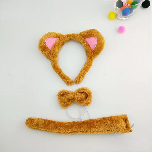 Halloween Cat Ears Tail Set