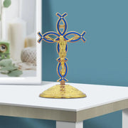 Standing Cross Figurine Decorative Catholic Christian