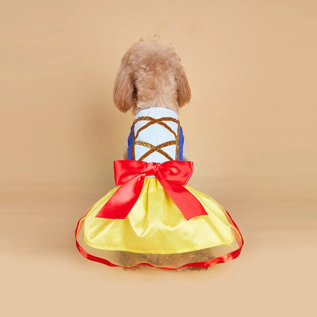 Snow Dog Costume - Christmas Princess Puppy Dress