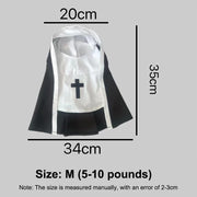 Funny Pet Cat Halloween Costumes Nun