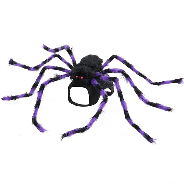 Pet Halloween Costume Black Spider Pet Decoration Small Dog Cat Decoration Ghost Day Accessories Ornament Creative Decor Supplie