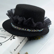 Dog Hats Pet Gentleman Costumes Party Supplies Halloween Pet Cos Accessories Halloween Prop Top Hat Accessory Pet Hats