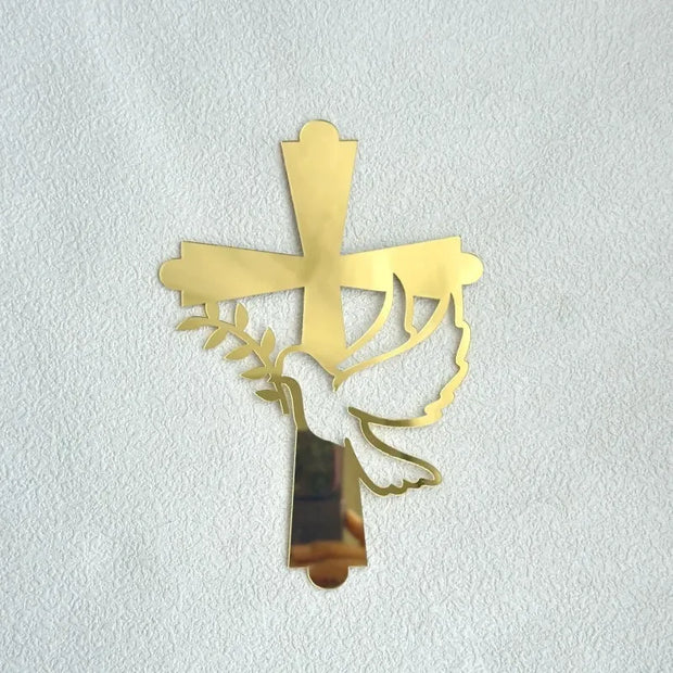Ins Cross Christ Birthday Cake Topper