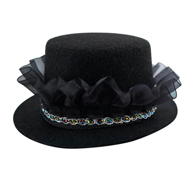 Dog Hats Pet Gentleman Costumes Party Supplies Halloween Pet Cos Accessories Halloween Prop Top Hat Accessory Pet Hats