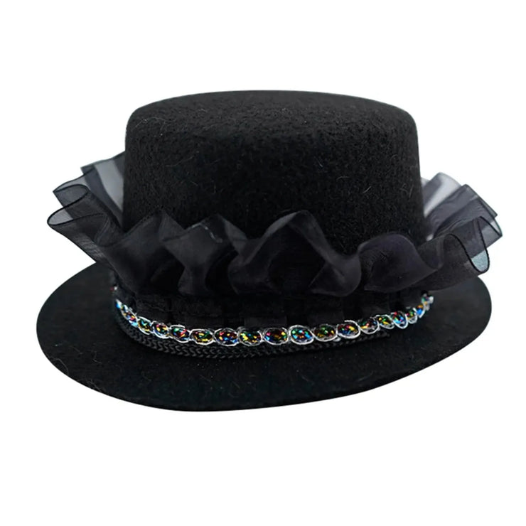 Dog Hats Pet Gentleman Costumes Party Supplies Halloween Pet Cos Accessories Halloween Prop Top Hat Accessory Pet Hats