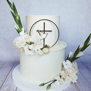 Ins Cross Christ Birthday Cake Topper