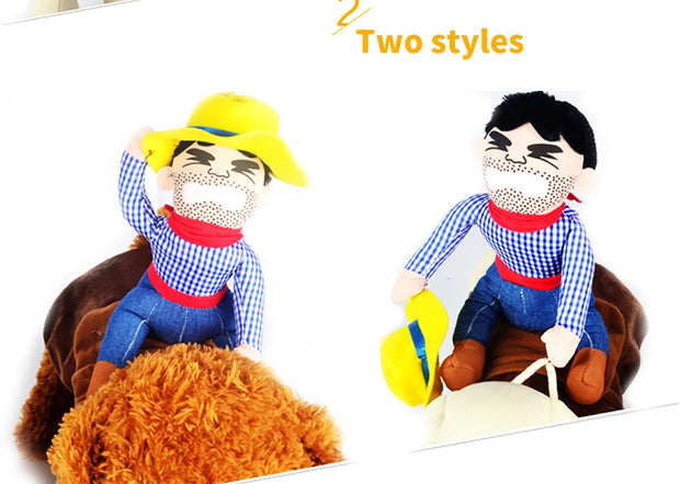 Halloween Party Dog Funny Cowboy Dressing Up Jacket Coats