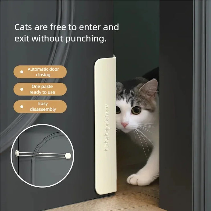 Cat Door with Auto Close