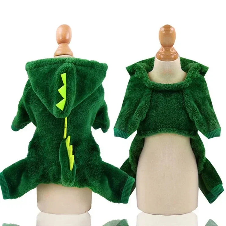 Pet Cat Dog Halloween Dog Clothes for Small Dogs Funny  Winter Warm Cat Coat Fleece Hoodies Sweater