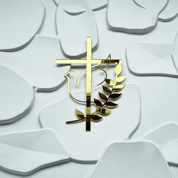 God Bless Acrylic Cake Topper Christian