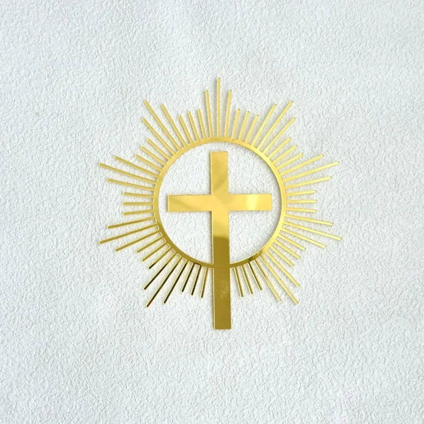 Ins Cross Christ Birthday Cake Topper
