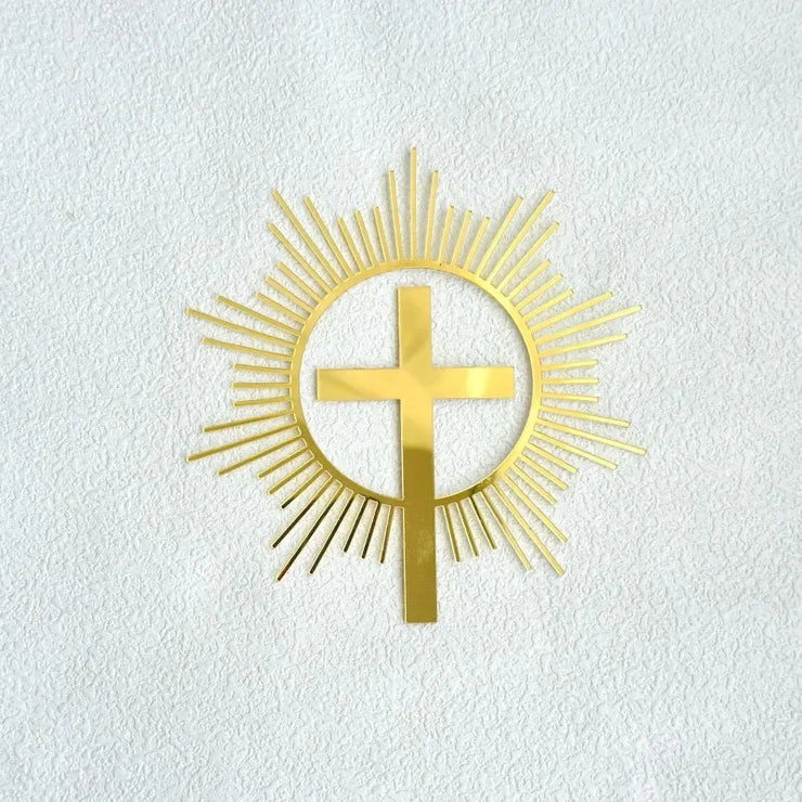 Ins Cross Christ Birthday Cake Topper