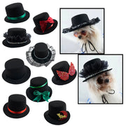 Dog Hats Pet Gentleman Costumes Party Supplies Halloween Pet Cos Accessories Halloween Prop Top Hat Accessory Pet Hats