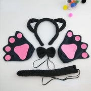 Halloween Cat Ears Tail Set