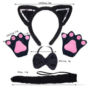 Halloween Cat Ears Tail Set