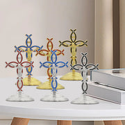 Standing Cross Figurine Decorative Catholic Christian