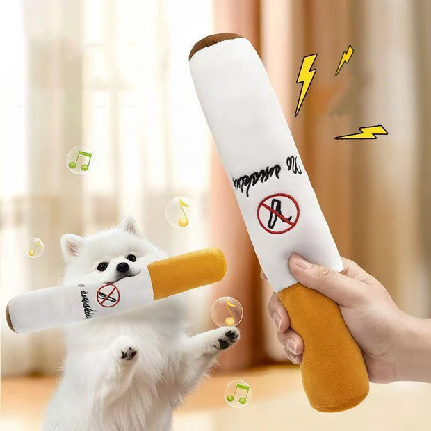 Pet Chew Sound Plush Cigar