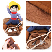 Halloween Party Dog Funny Cowboy Dressing Up Jacket Coats
