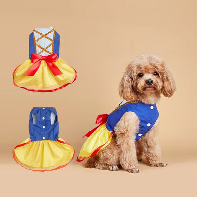 Snow Dog Costume - Christmas Princess Puppy Dress