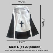 Funny Pet Cat Halloween Costumes Nun