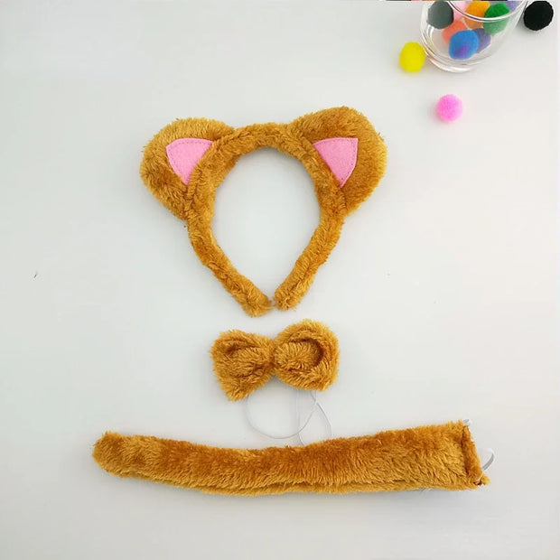 Halloween Cat Ears Tail Set