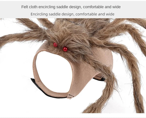 Pet Halloween Costume Black Spider Pet Decoration Small Dog Cat Decoration Ghost Day Accessories Ornament Creative Decor Supplie